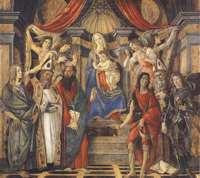 Sandro Botticelli St Barnabas Altarpiece (mk36) oil painting image